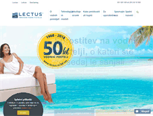 Tablet Screenshot of lectus.si